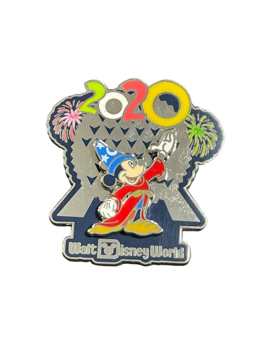 Disney Sorcerer Trading Pin Mickey Mouse Epcot 2020 Badge Lapel Pin Brooch Gift